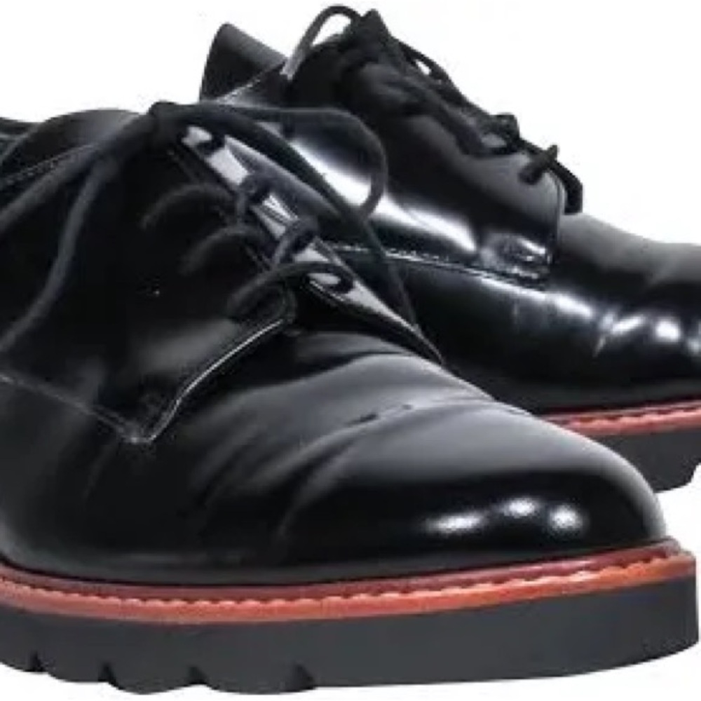 Black Leather Men's Shoes